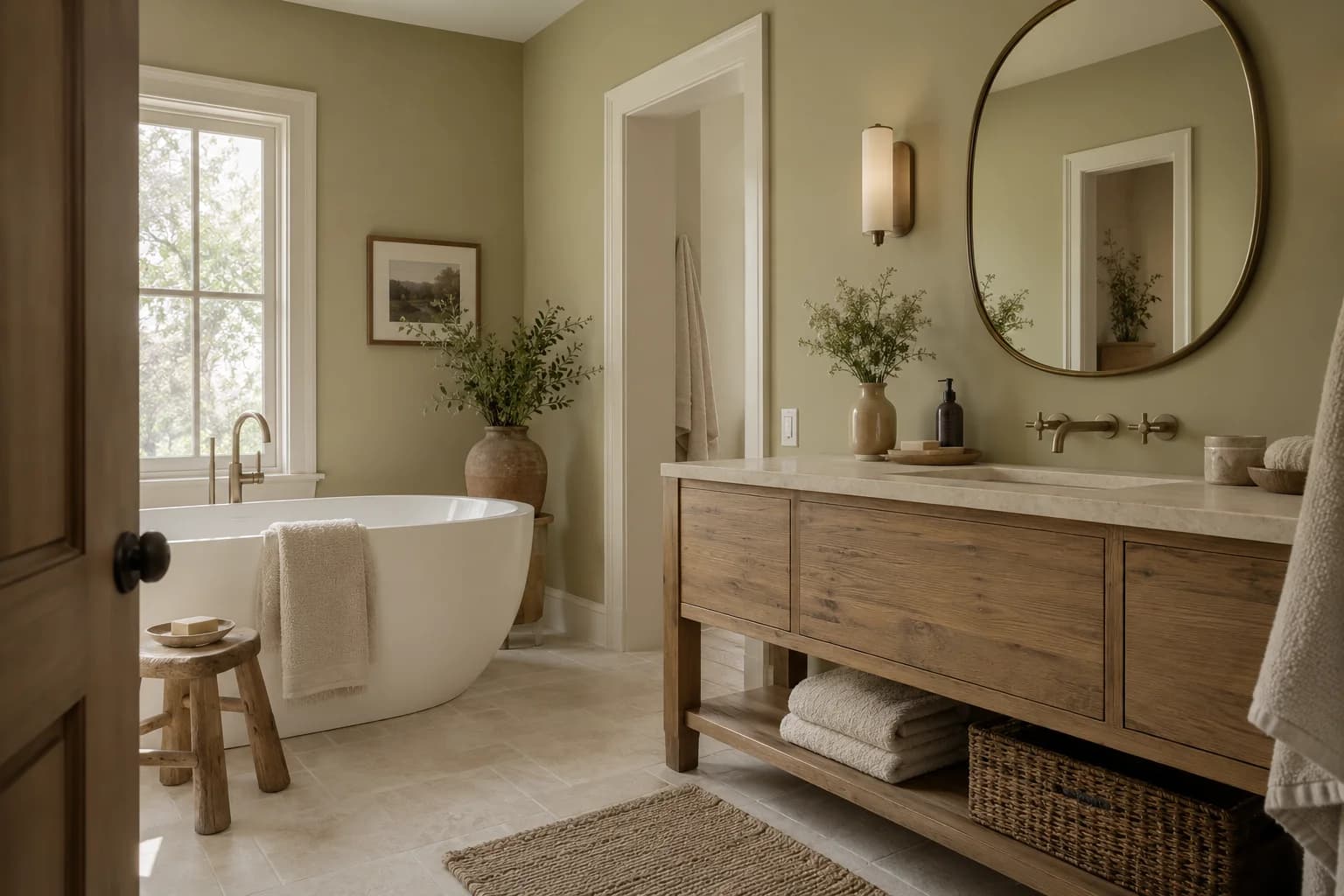 Bathroom featuring Back To Nature paint