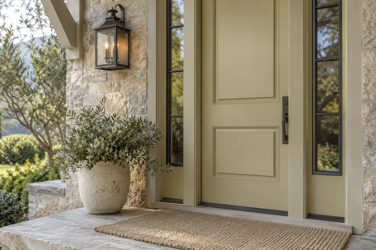 Front door featuring Back To Nature paint