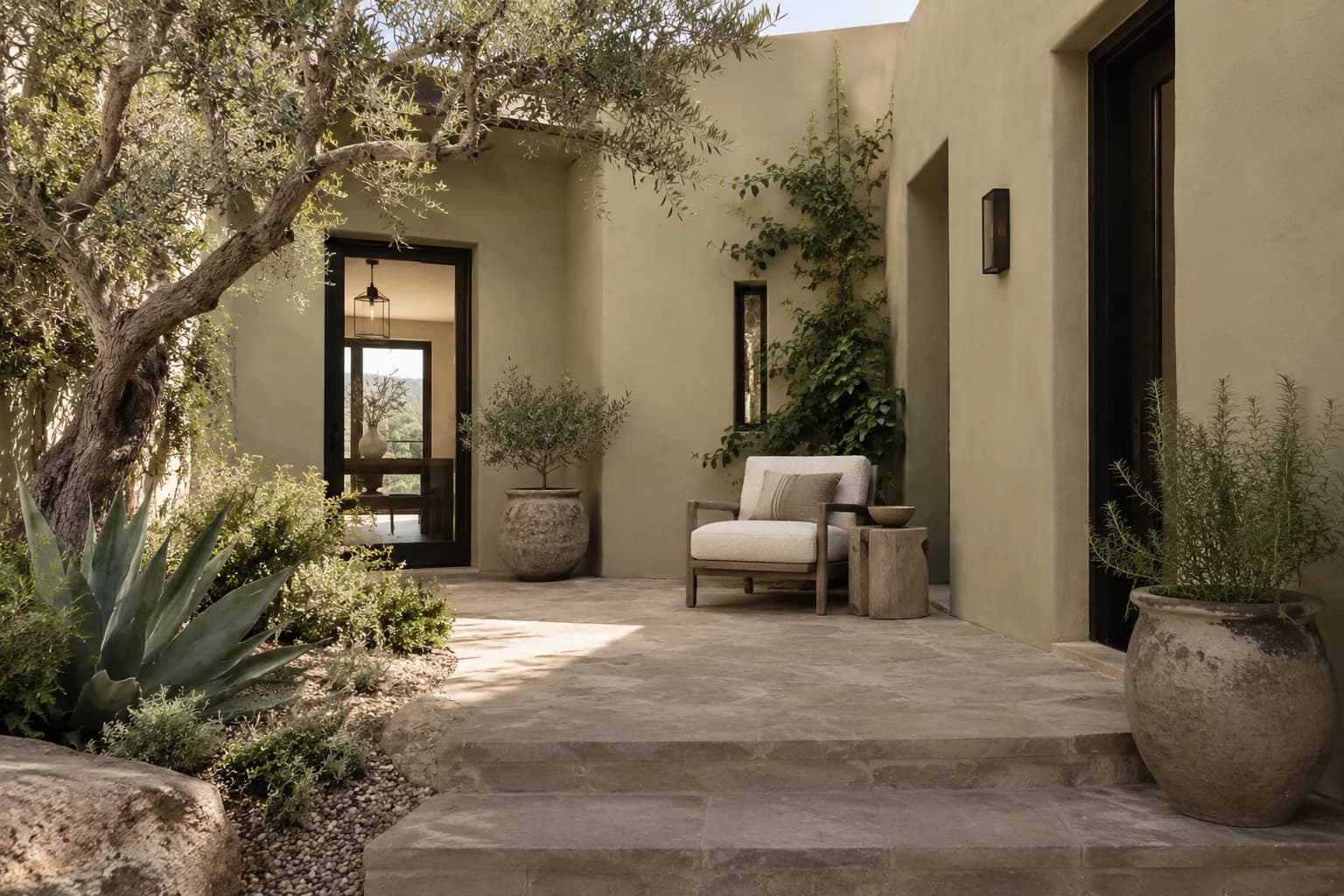 Stucco featuring Back To Nature paint