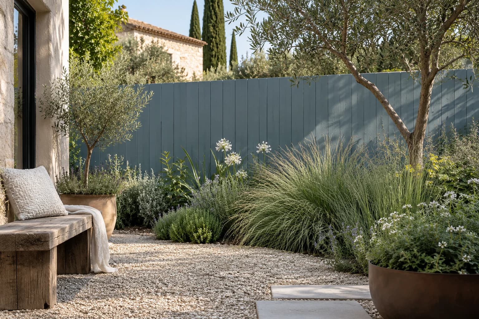 Fences & garden structures featuring Blueprint paint