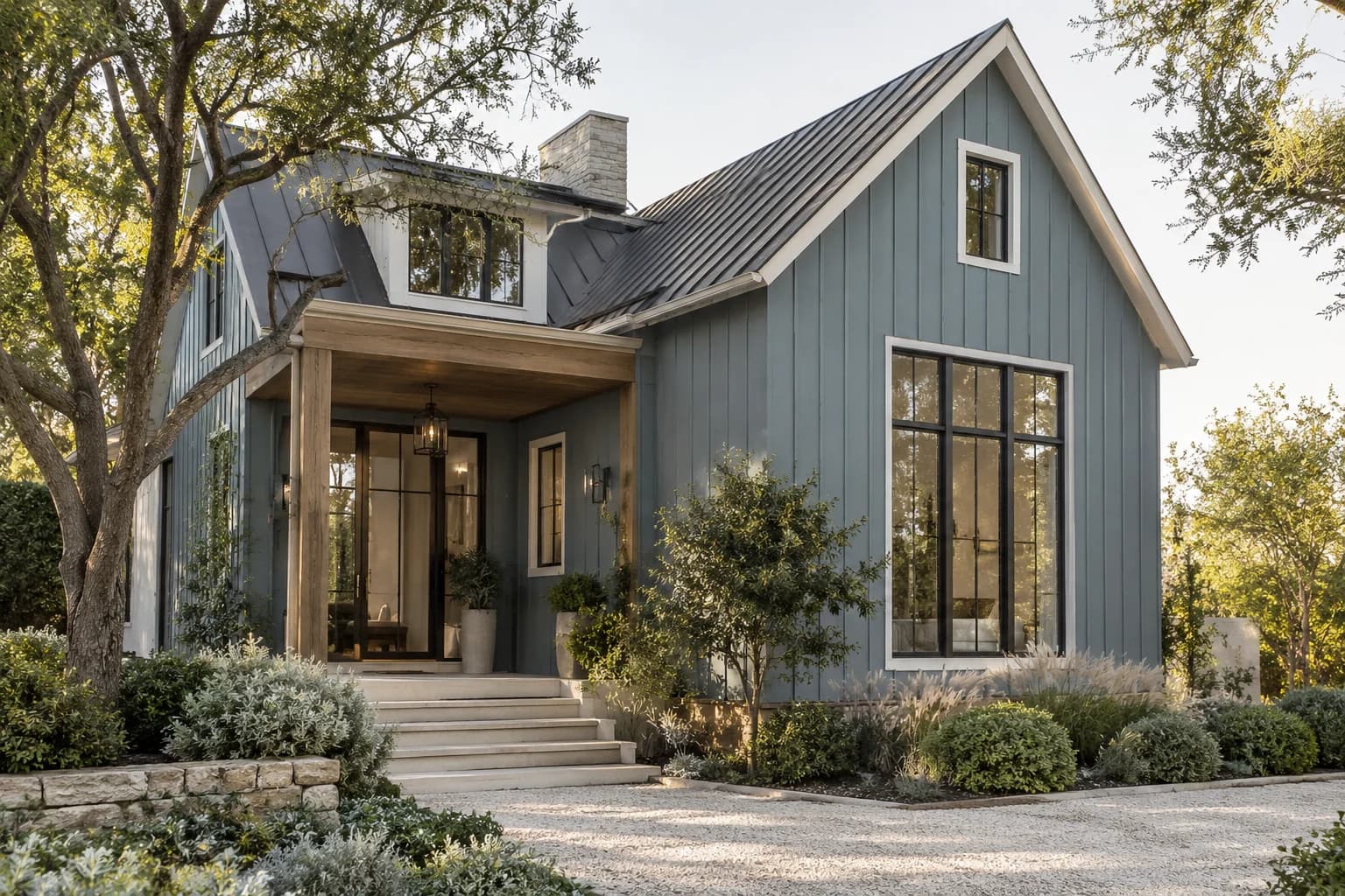 Siding featuring Blueprint paint