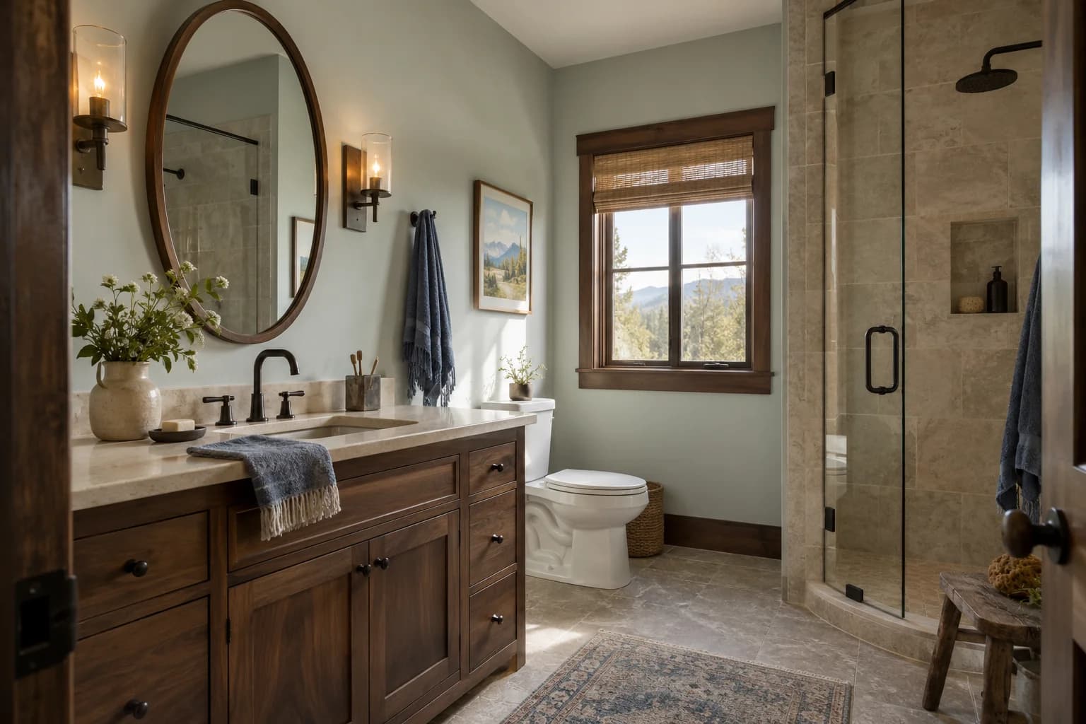 Bathroom featuring Breezeway paint
