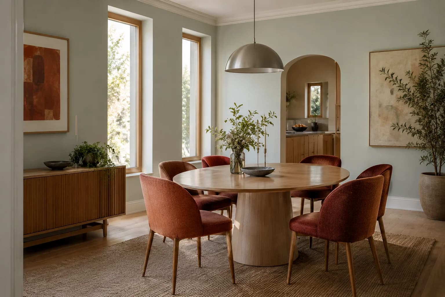 Dining room featuring Breezeway paint