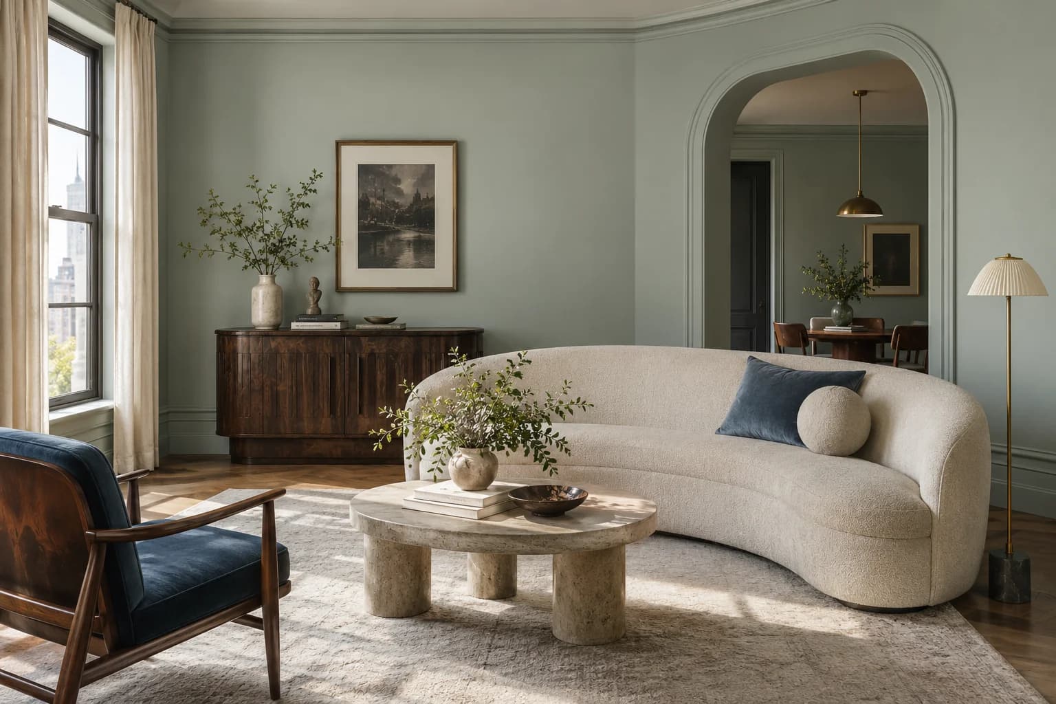 Living room featuring Breezeway paint