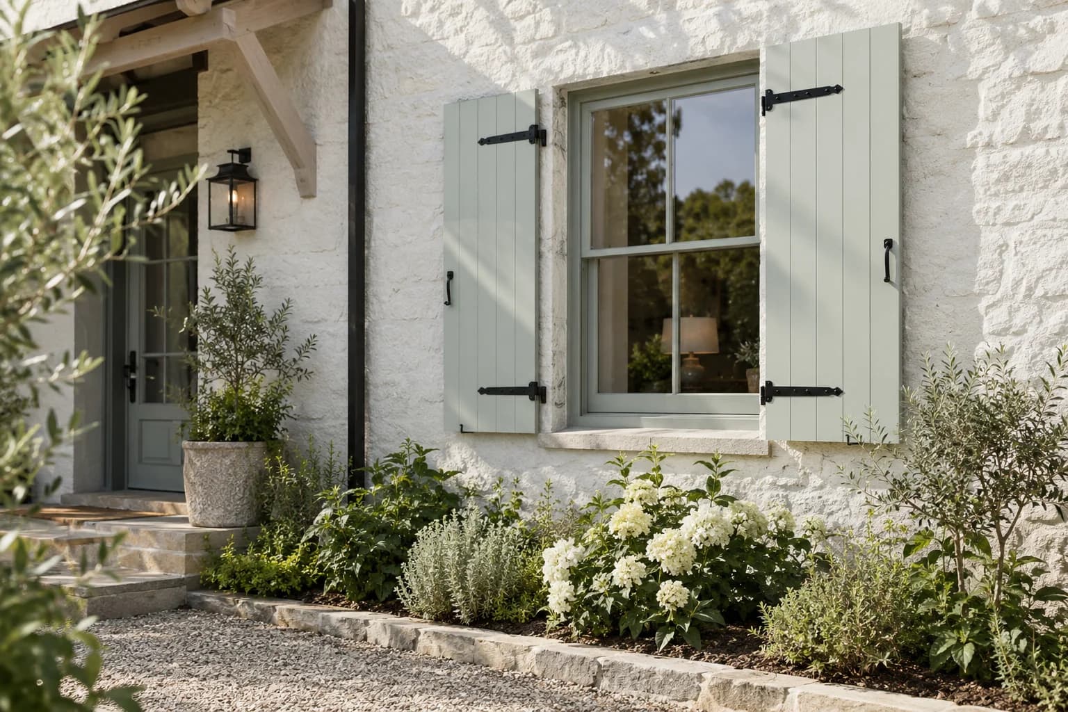 Shutters & trim featuring Breezeway paint