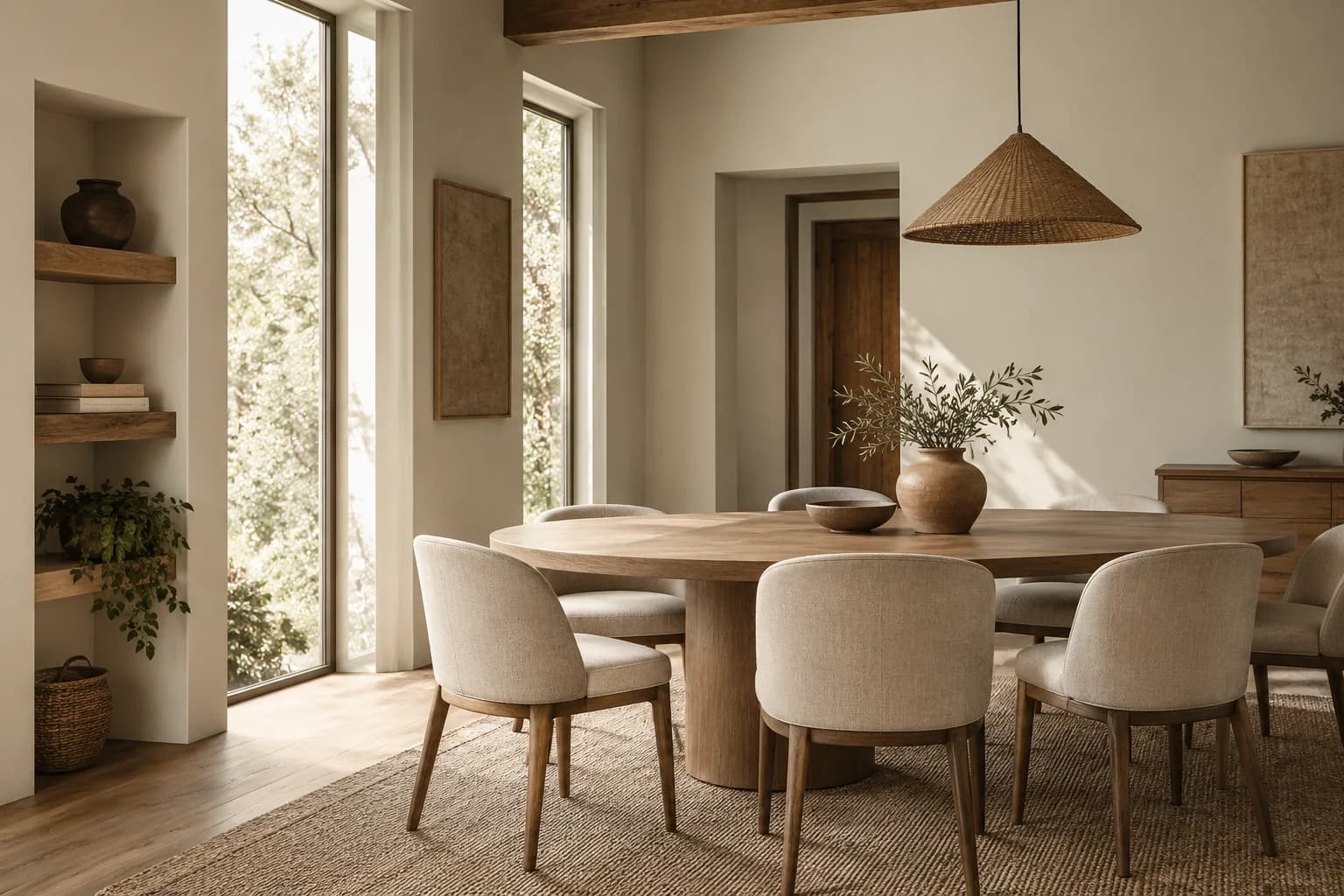 Dining room featuring Campfire Ash paint
