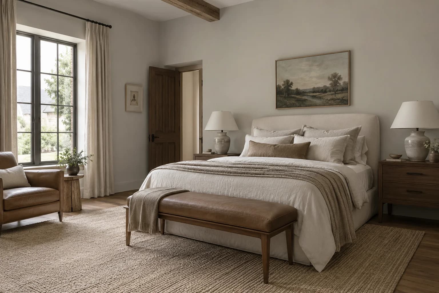 Bedroom featuring Dolphin Fin paint