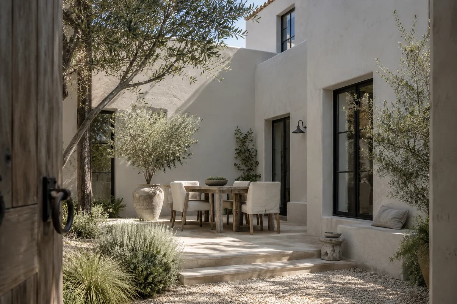 Stucco featuring Dolphin Fin paint