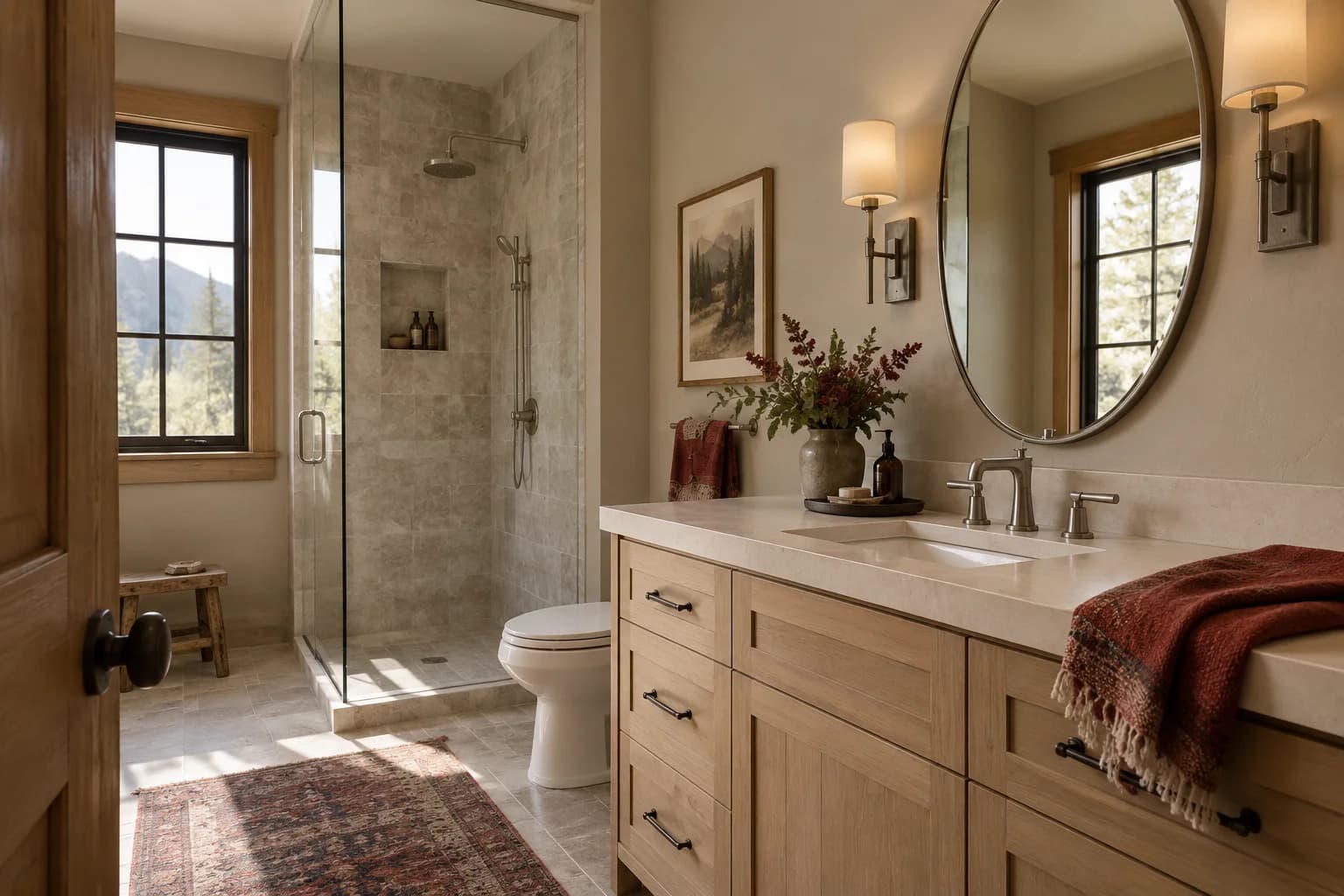 Bathroom featuring Sculptor Clay paint