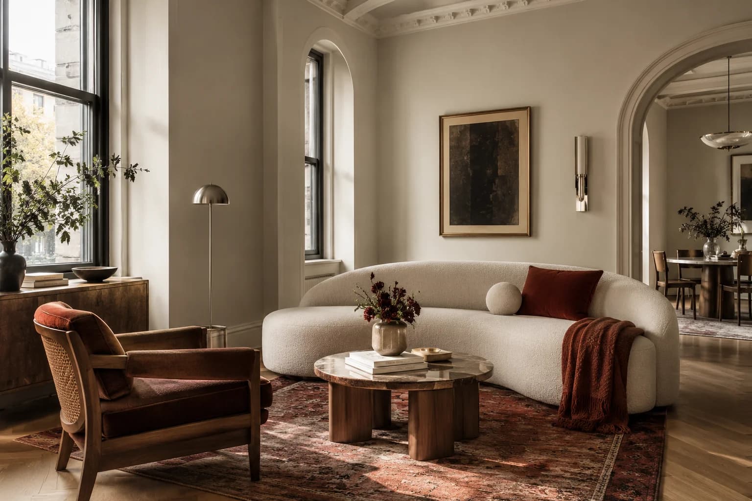 Living room featuring Sculptor Clay paint