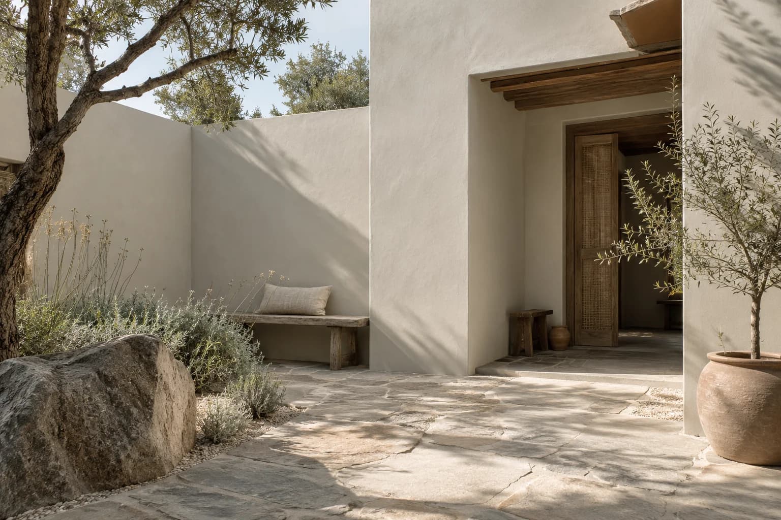 Stucco featuring Toasty Gray paint