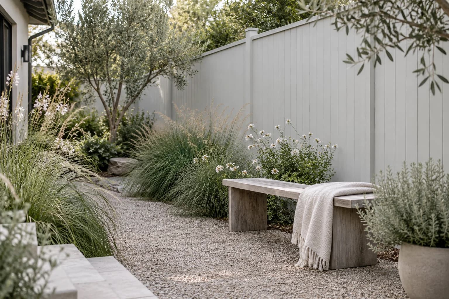 Fences & garden structures featuring White Metal paint