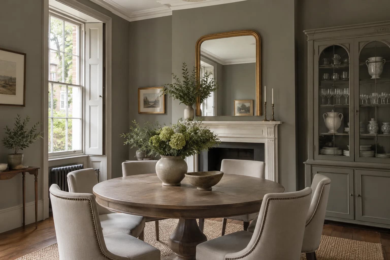 Dining room featuring Chelsea Gray paint