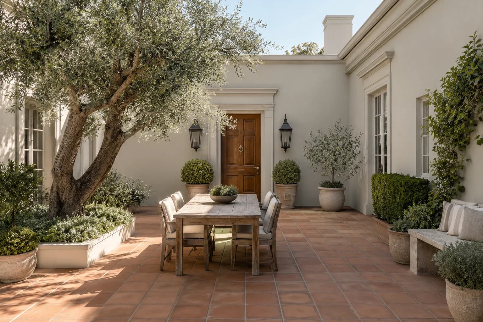 Stucco featuring Collingwood paint
