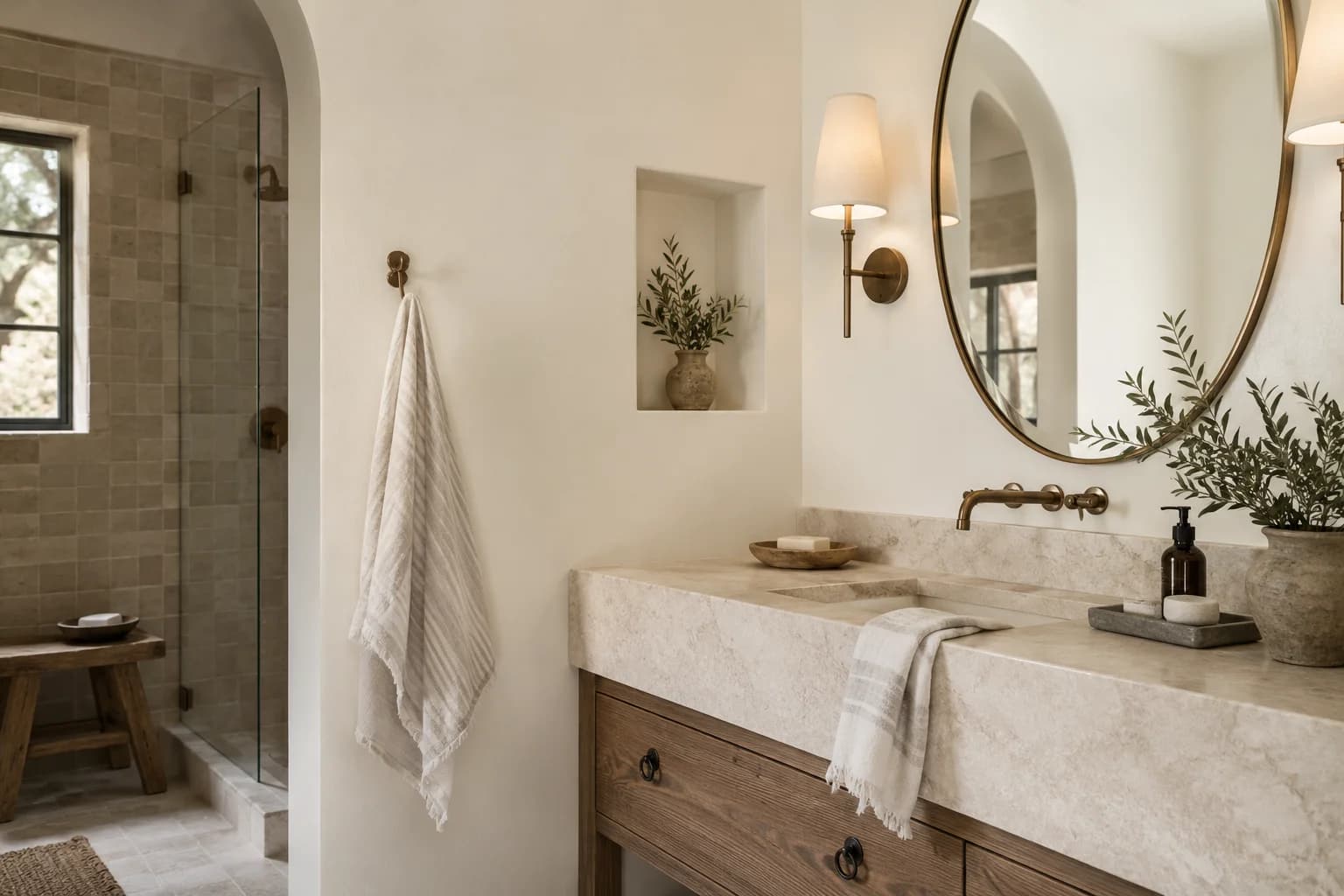 Bathroom featuring Simply White paint