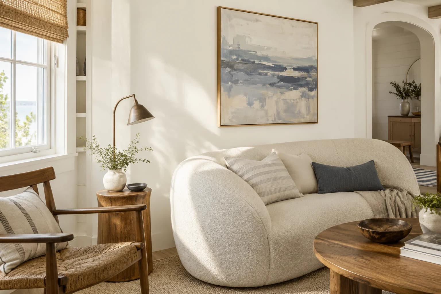Living room featuring Simply White paint