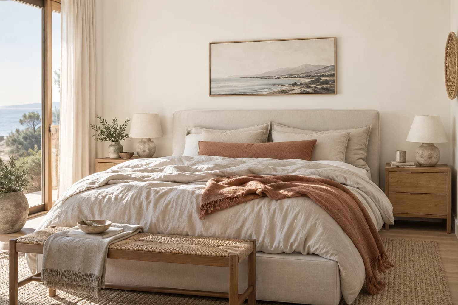 Bedroom featuring Antique Paper paint
