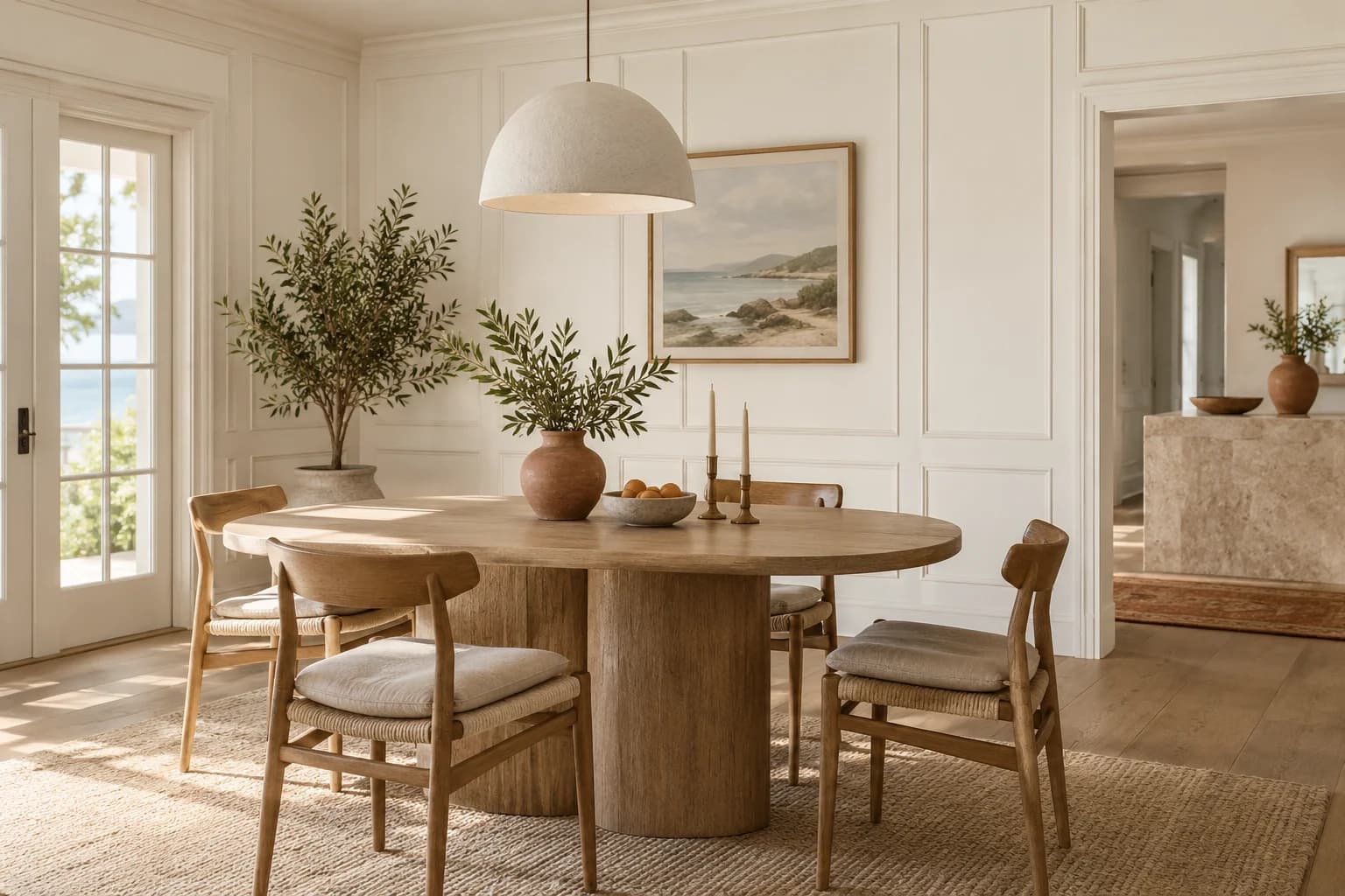 Dining room featuring Antique Paper paint