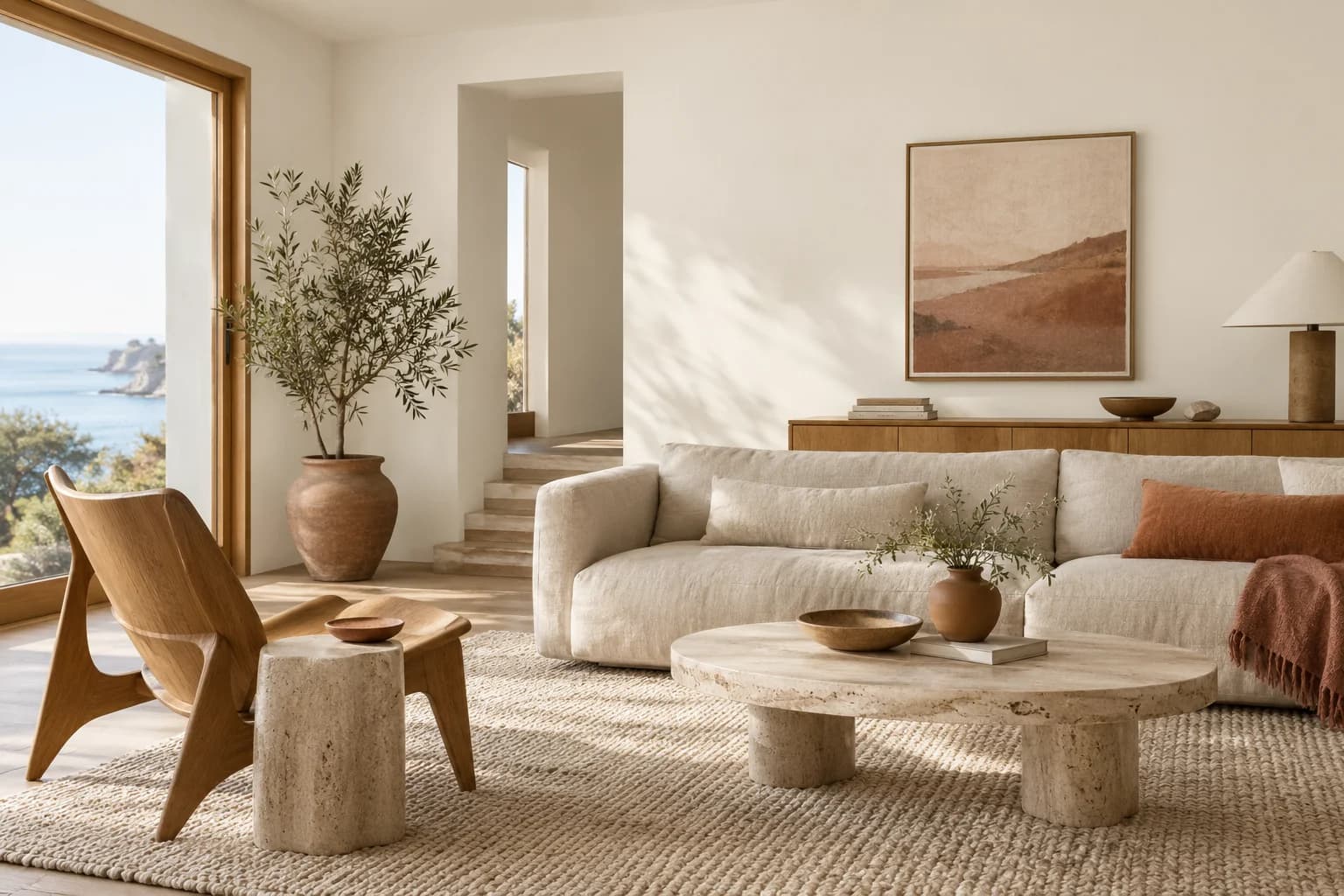 Living room featuring Antique Paper paint