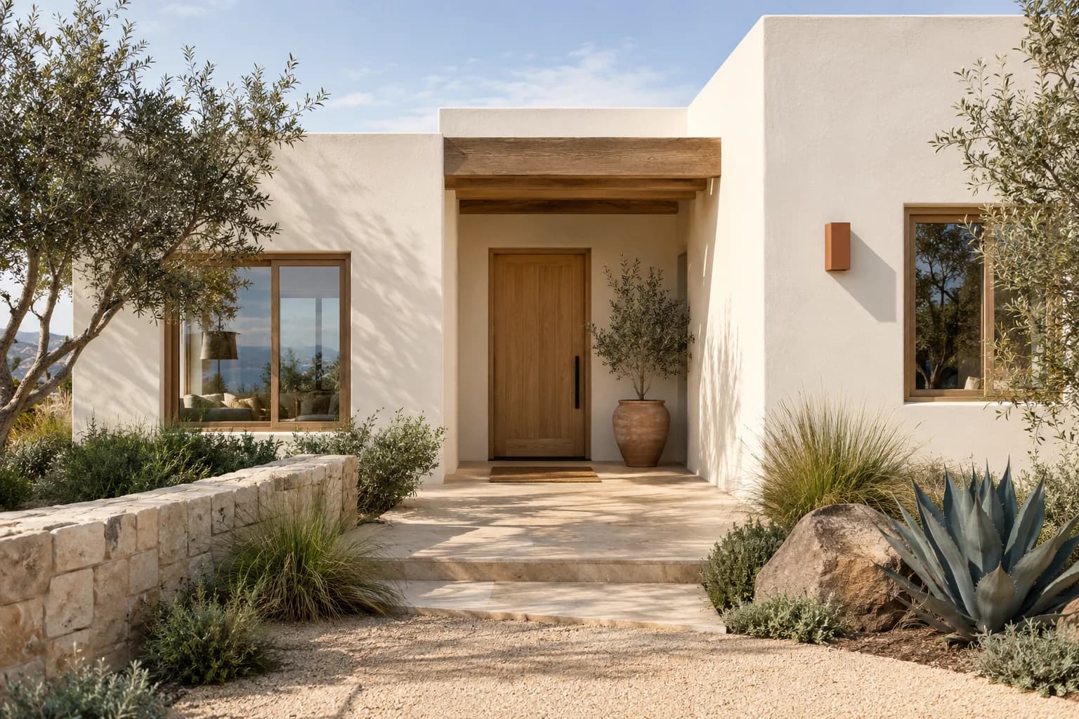 Stucco featuring Antique Paper paint
