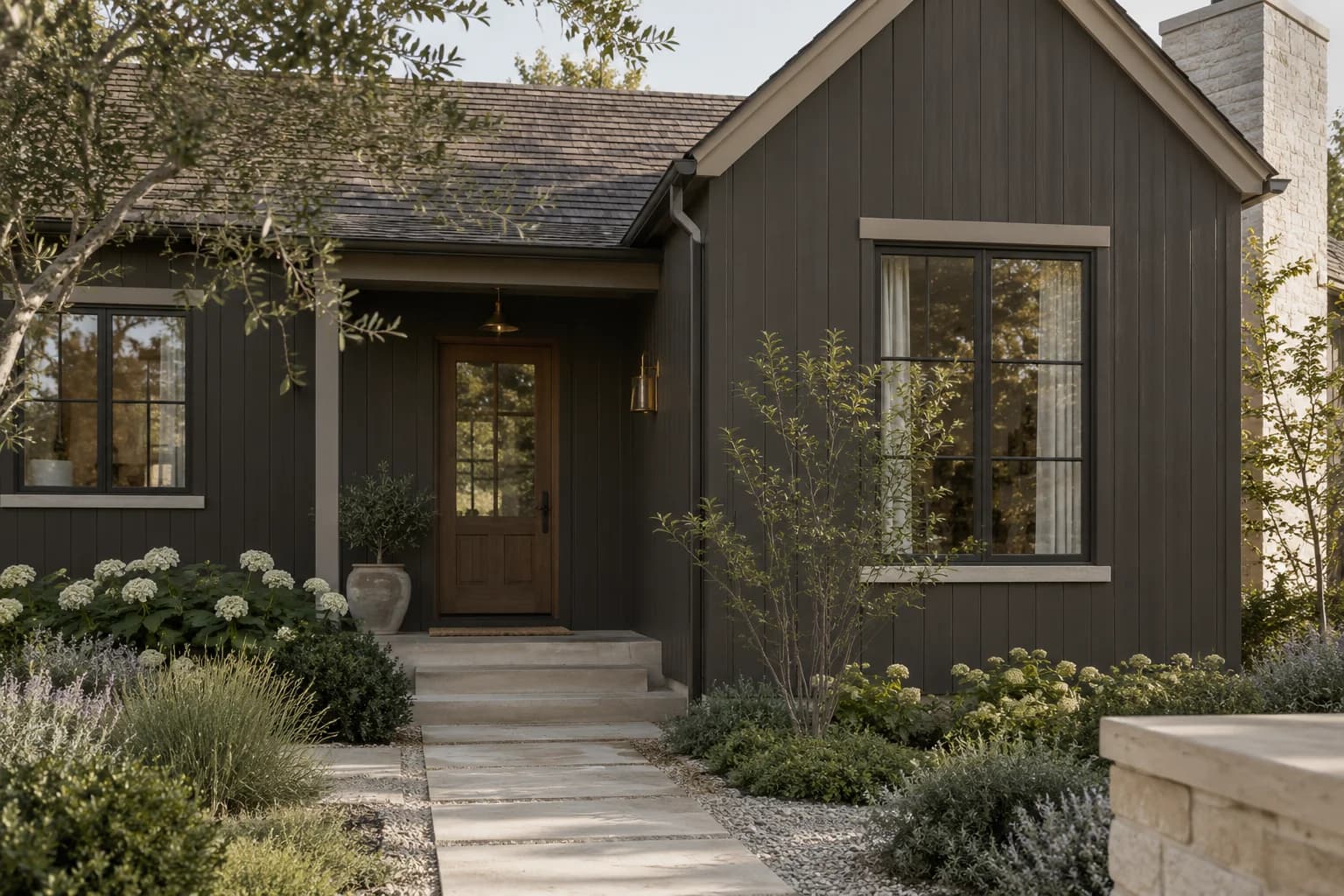 Siding featuring Black Bean paint
