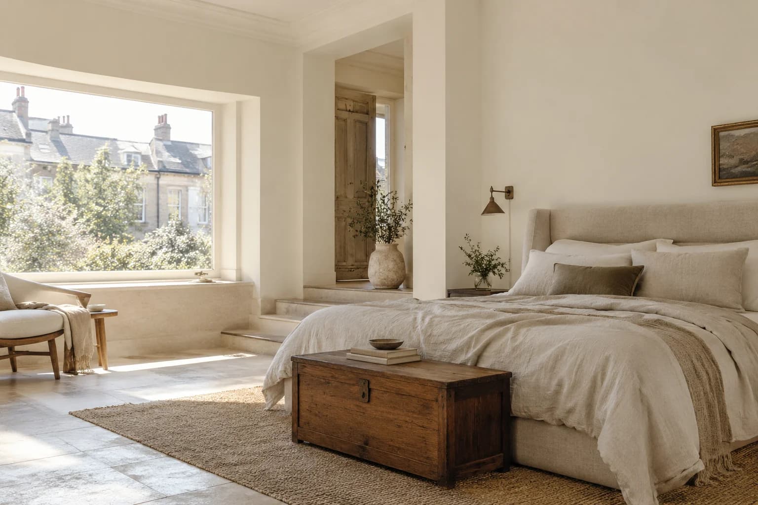 Bedroom featuring Crystal Haze paint
