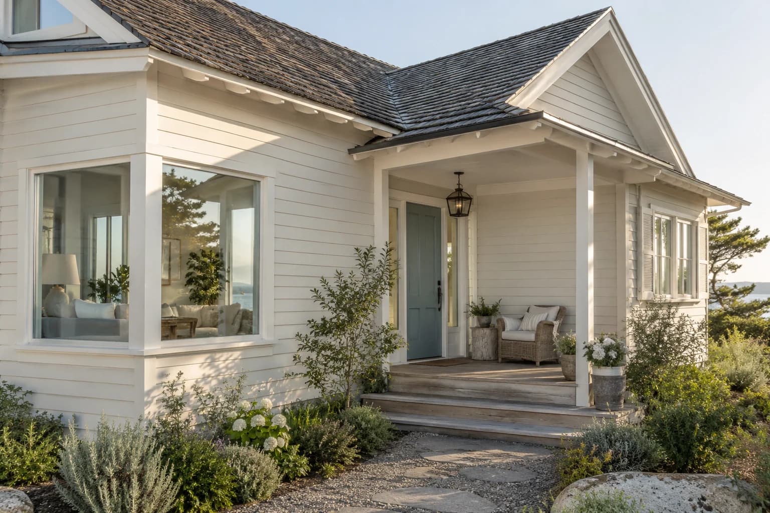 Siding featuring Crystal Haze paint
