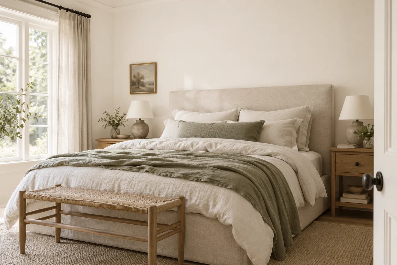 Bedroom featuring Milk Glass paint