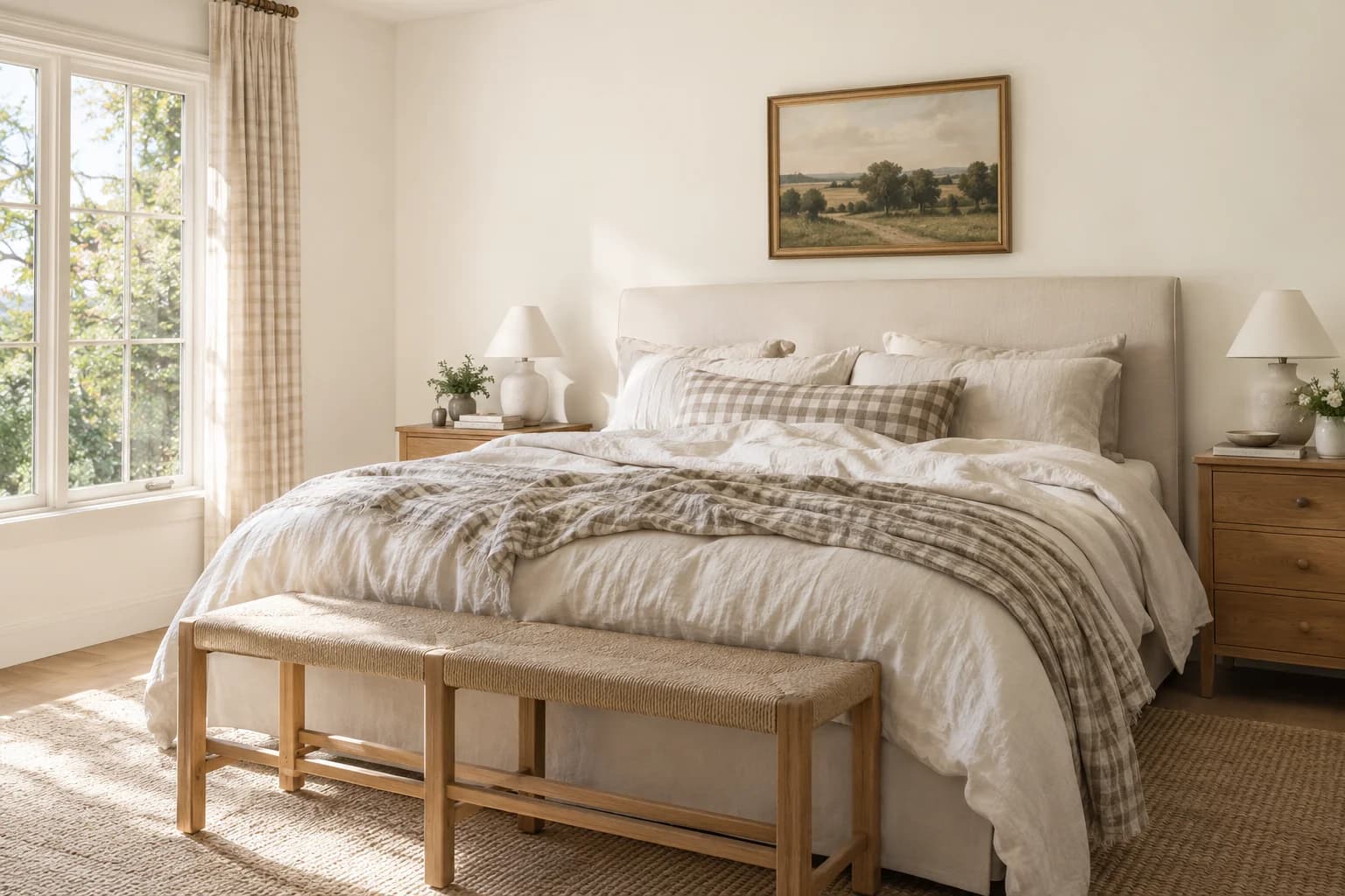 Bedroom featuring Whisper paint