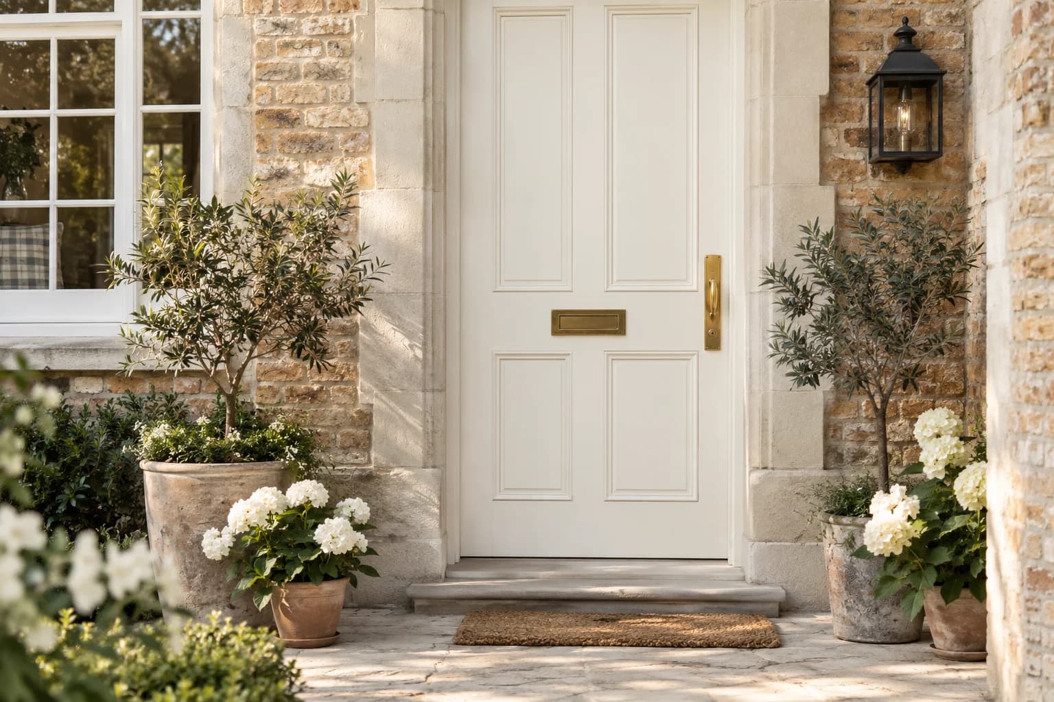 Front door featuring Whisper paint
