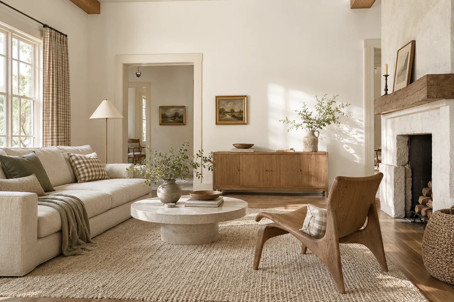 Living room featuring Whisper paint