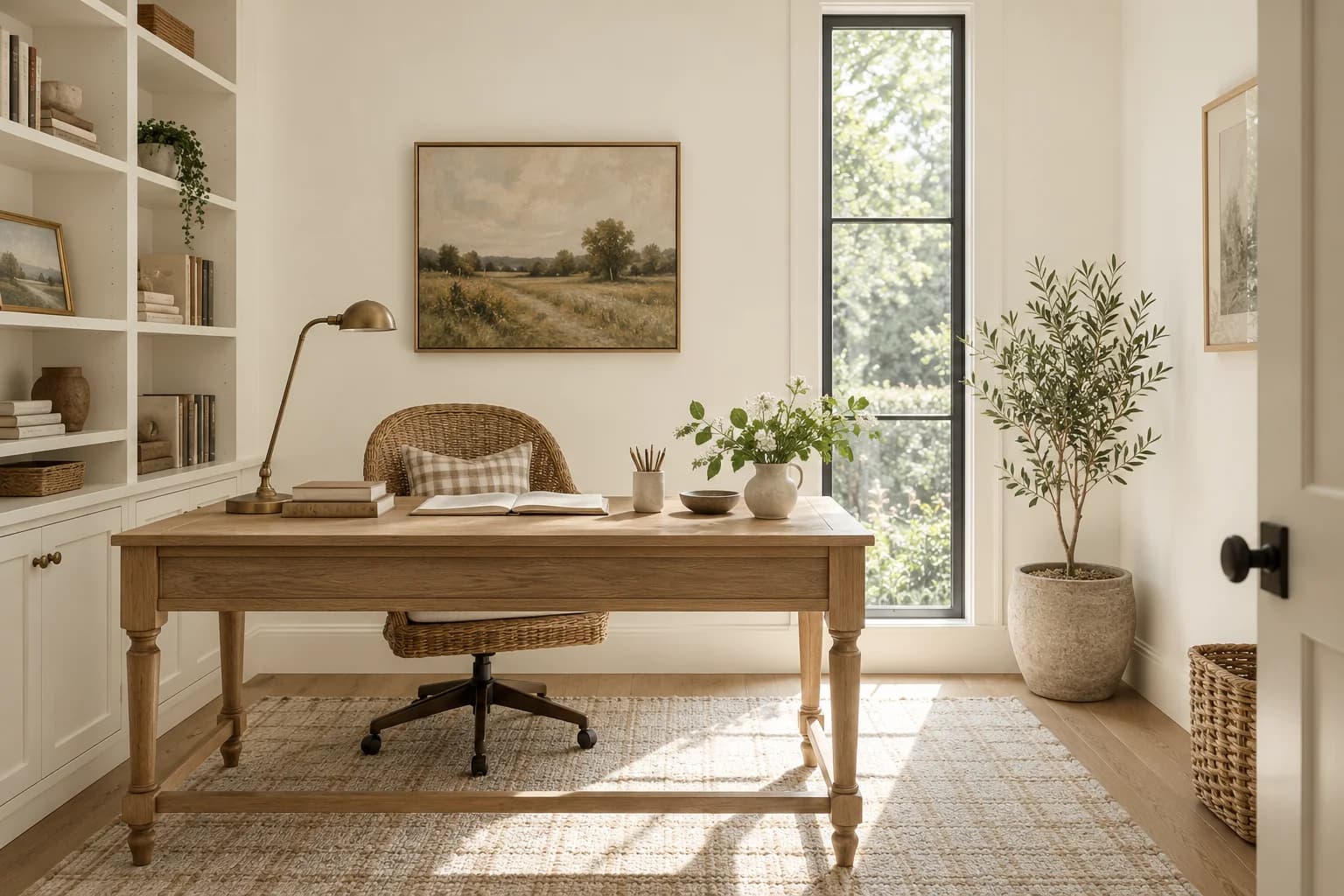 Home office featuring Whisper paint