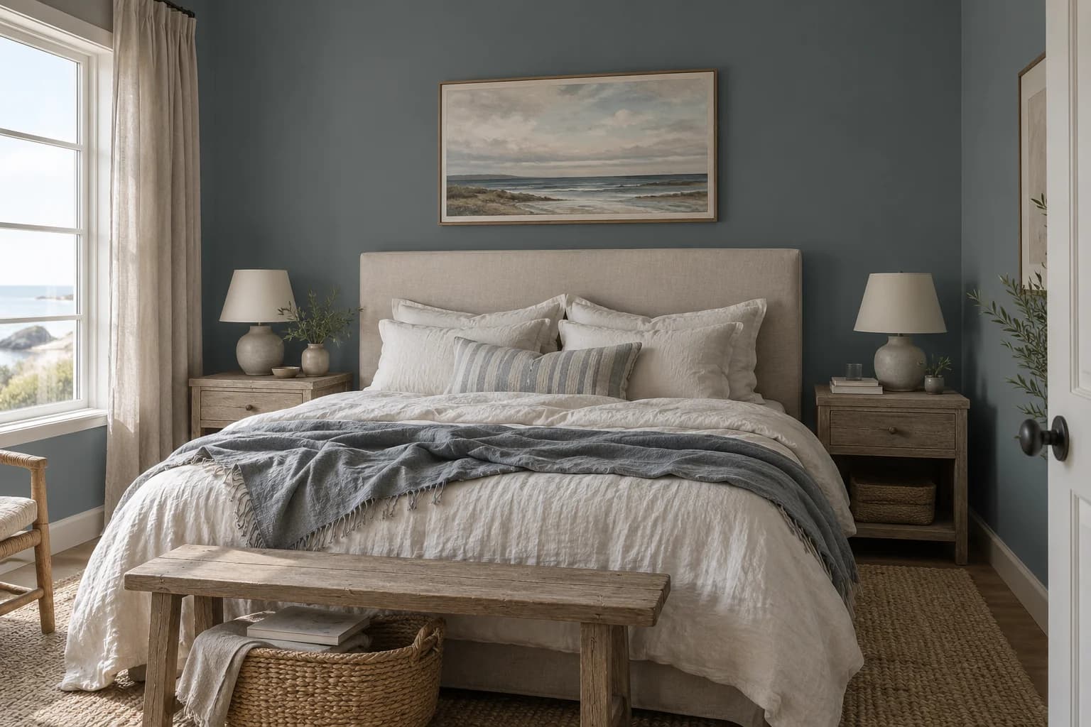 Bedroom featuring De Nimes paint