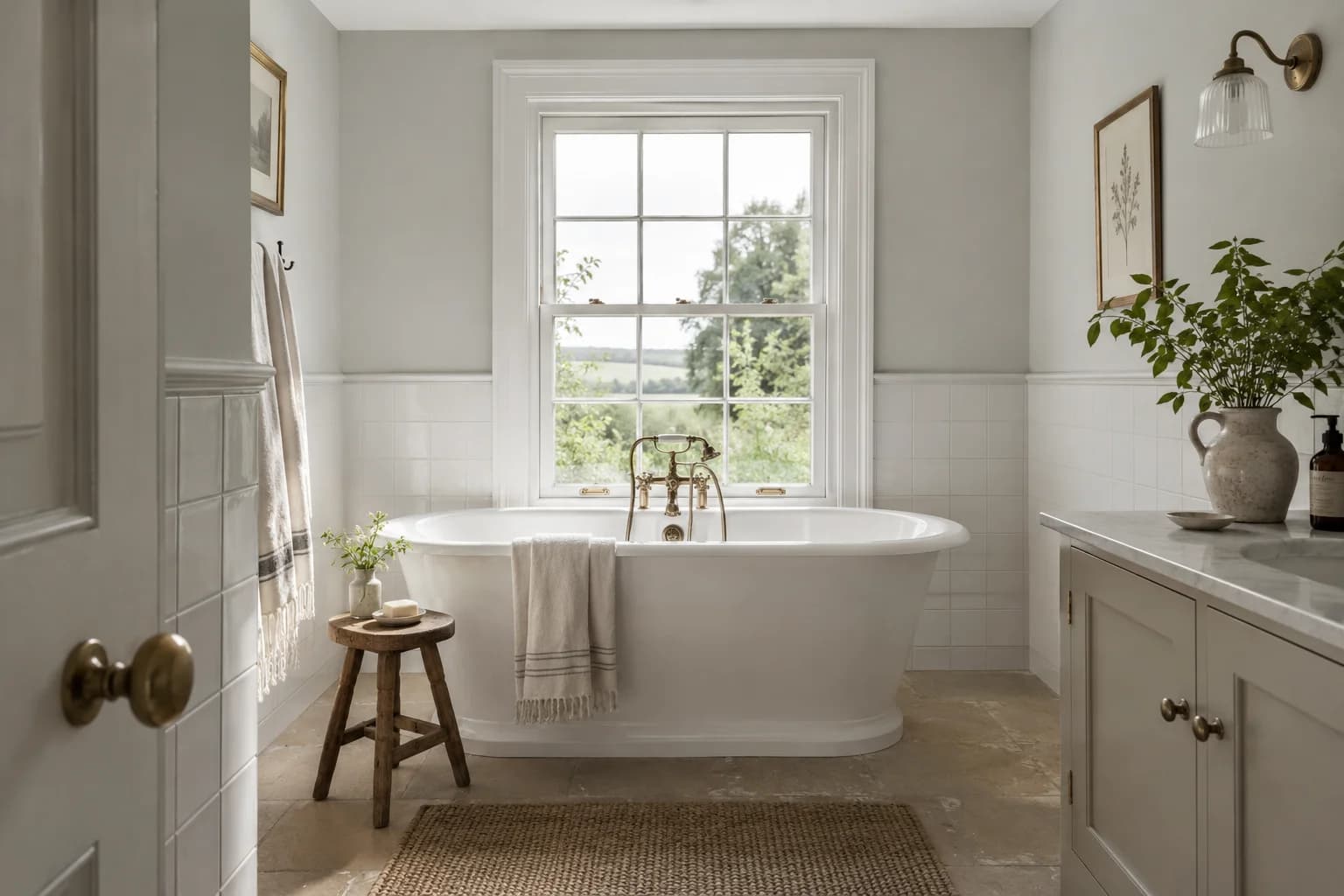 Bathroom featuring Dimpse paint