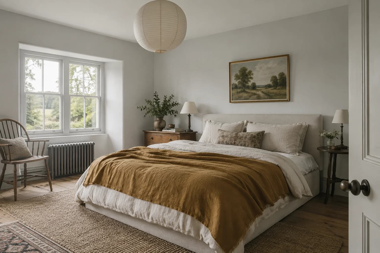 Bedroom featuring Dimpse paint