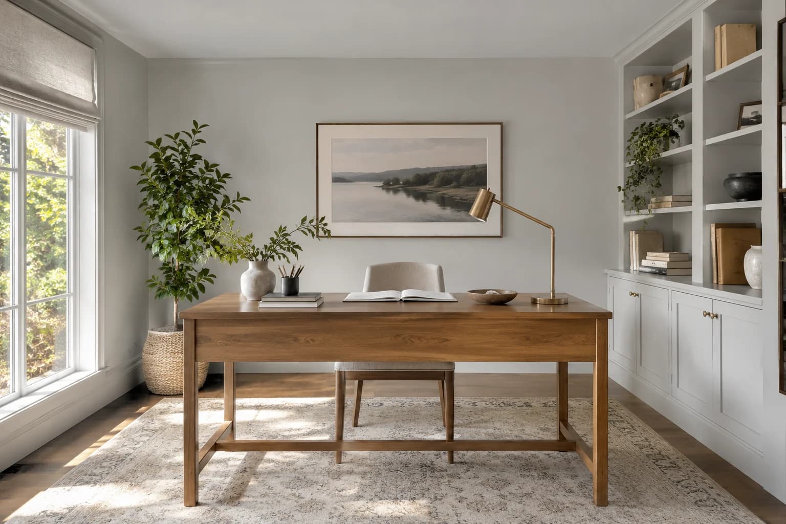 Home office featuring Dimpse paint