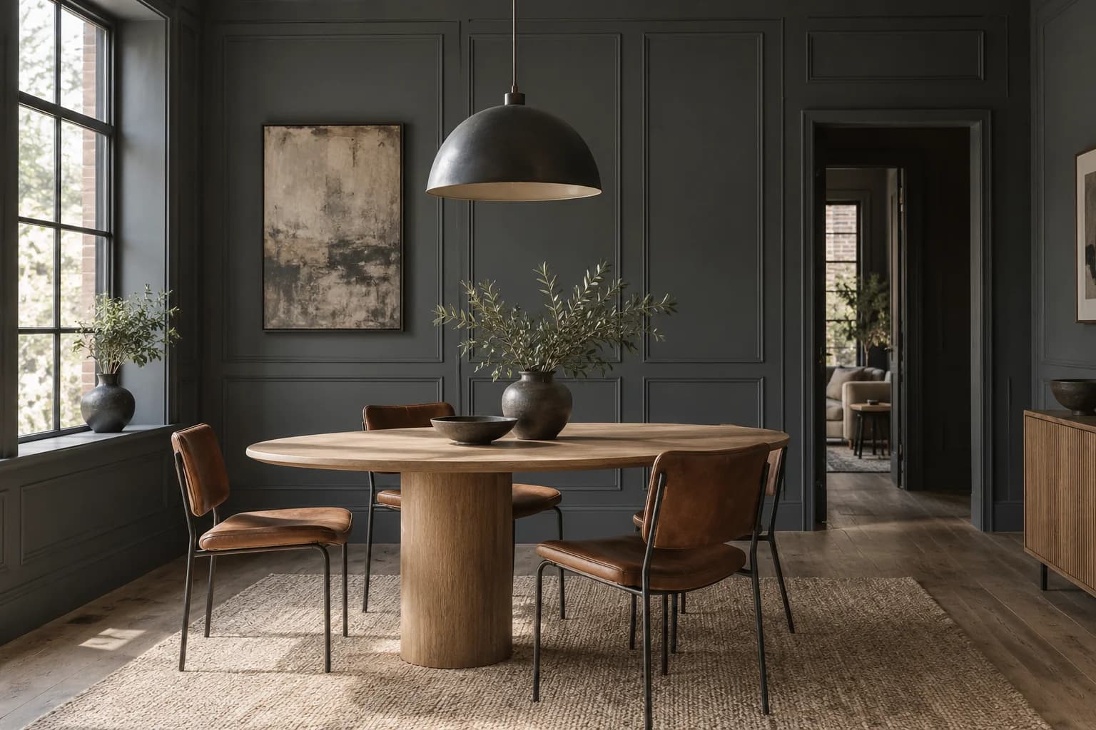 Dining room featuring Down Pipe paint