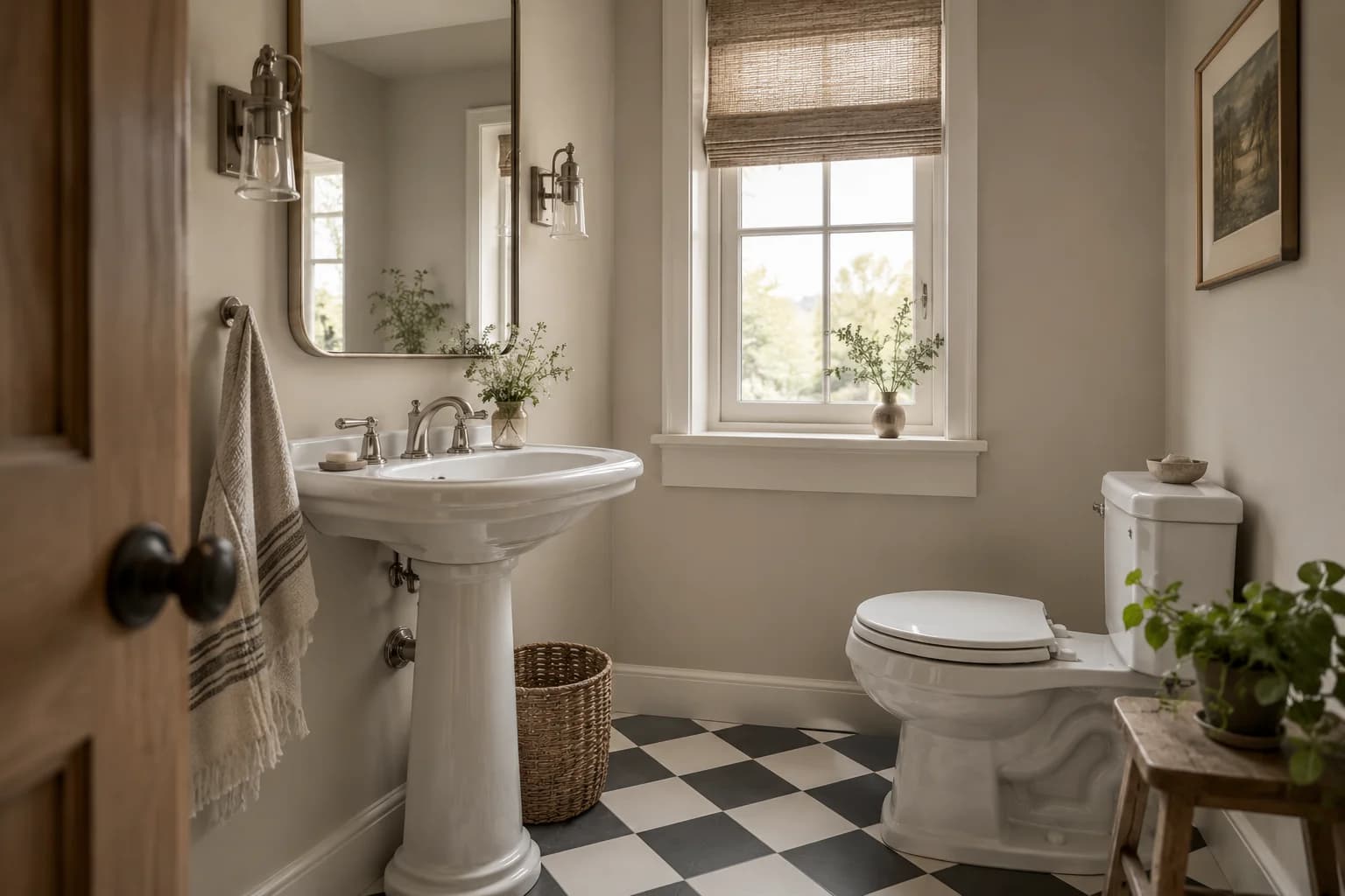Bathroom featuring Elephant's Breath paint