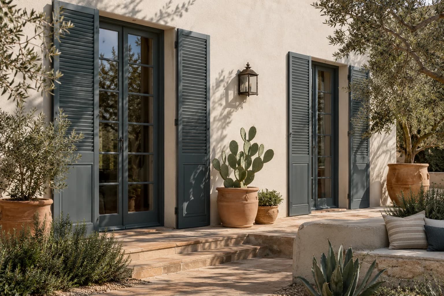 Shutters & trim featuring Inchyra Blue paint
