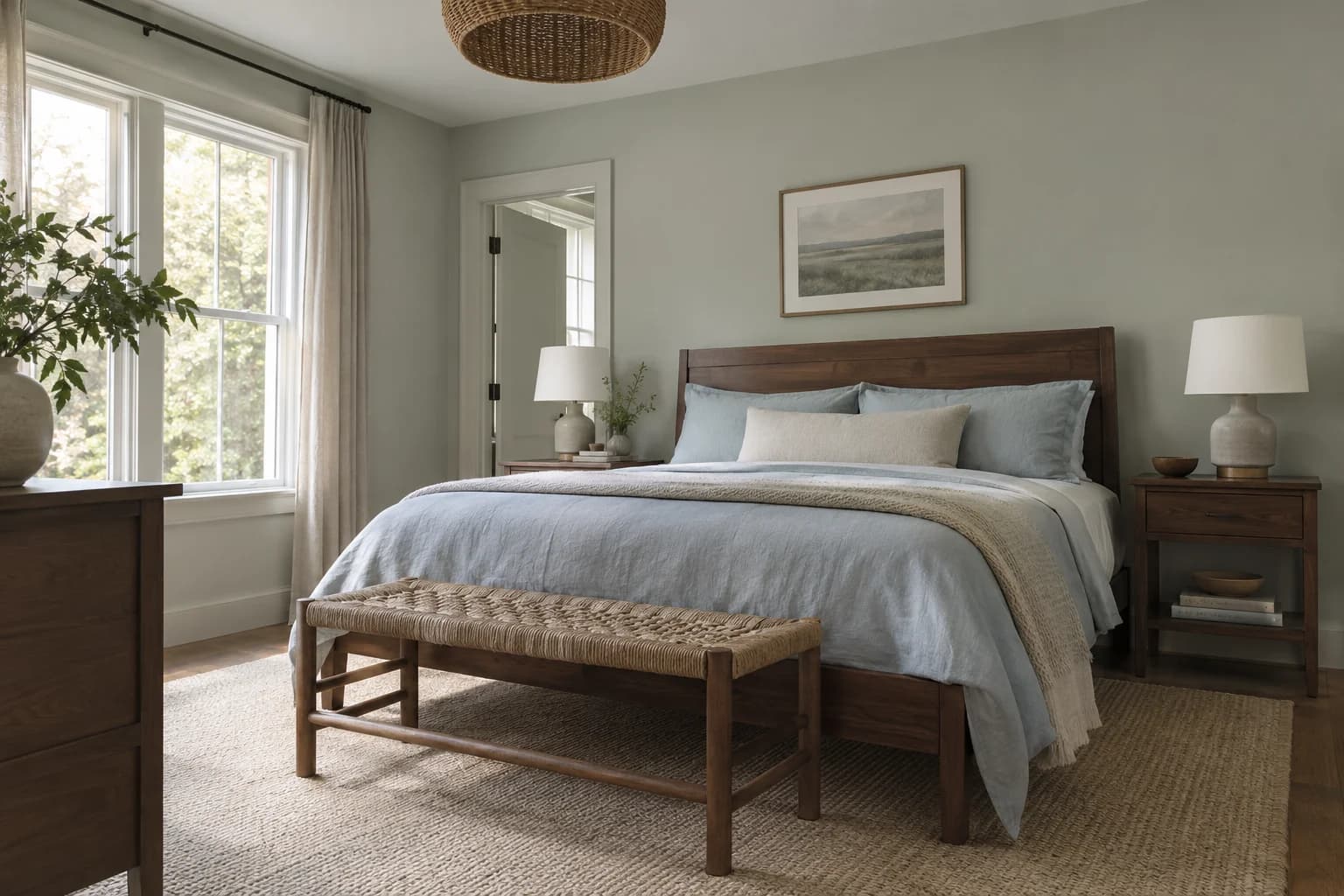 Bedroom featuring Mizzle paint