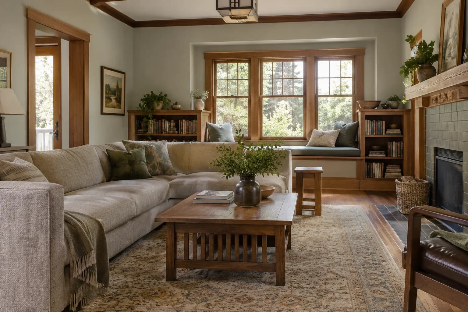 Living room featuring Mizzle paint