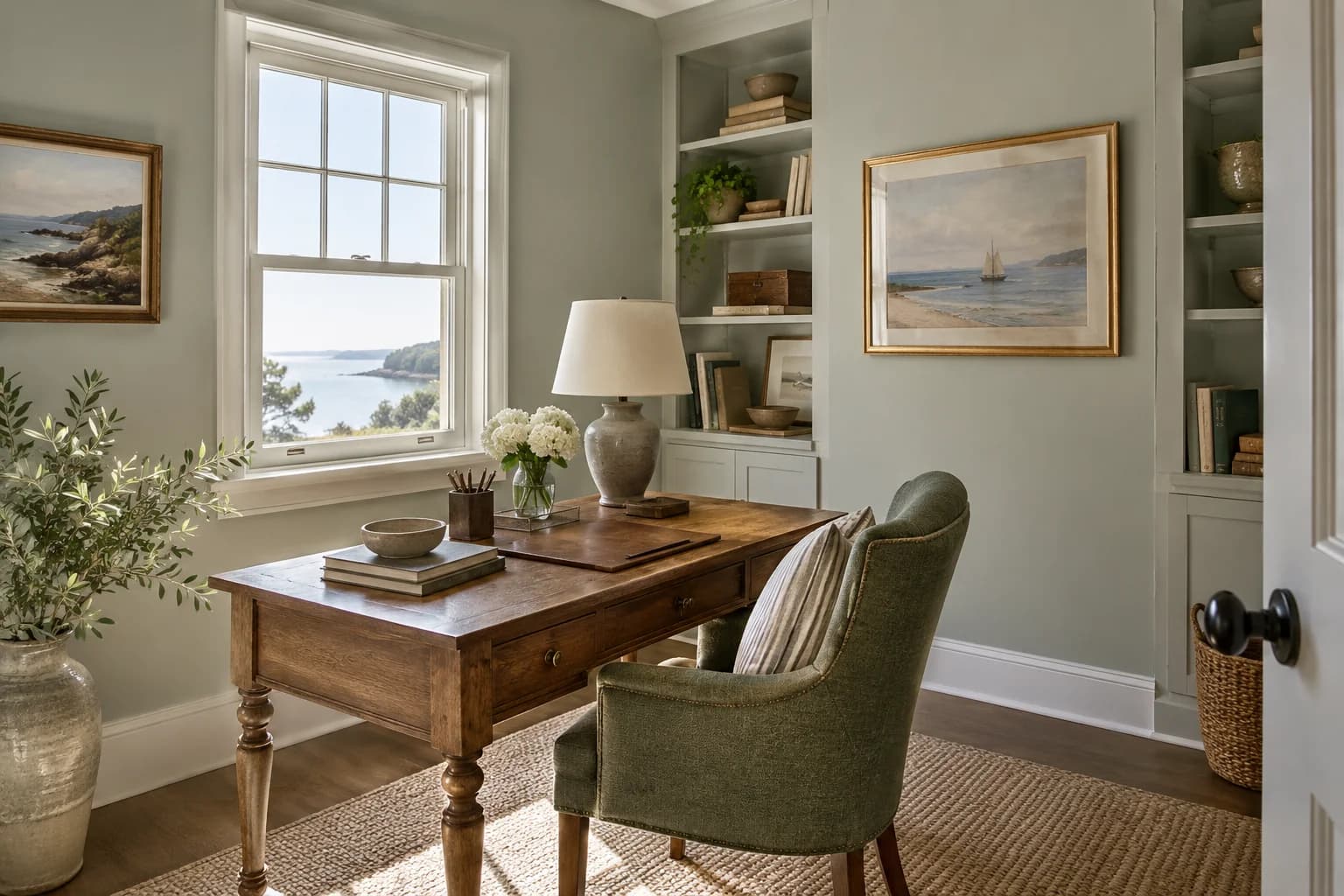 Home office featuring Mizzle paint