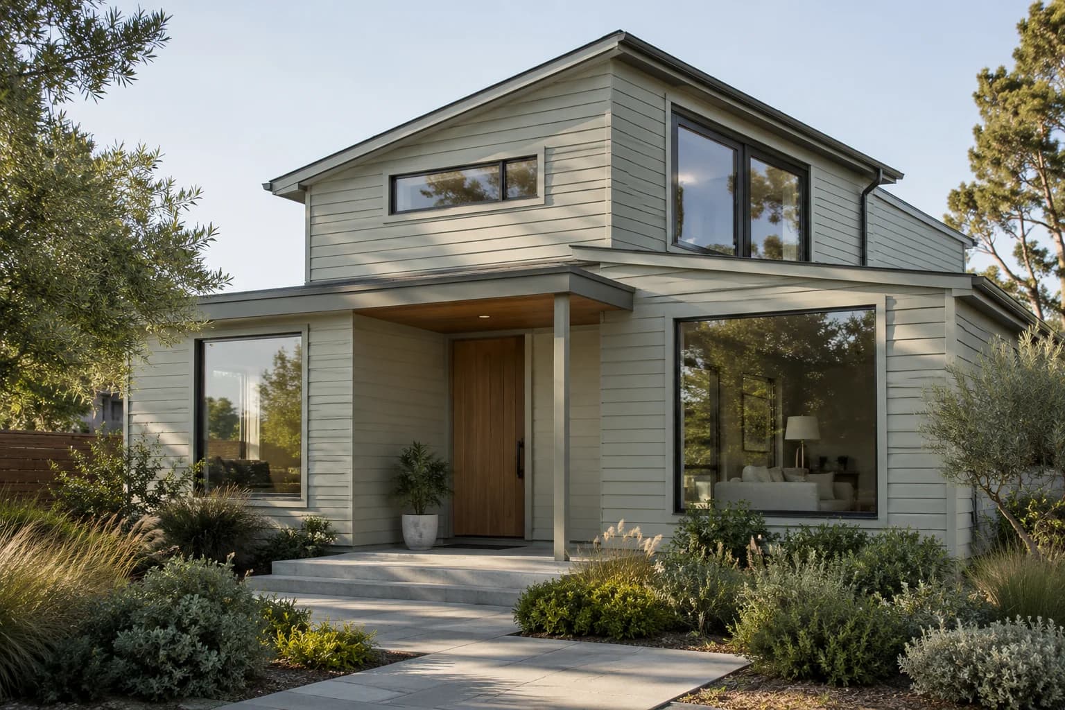 Siding featuring Mizzle paint