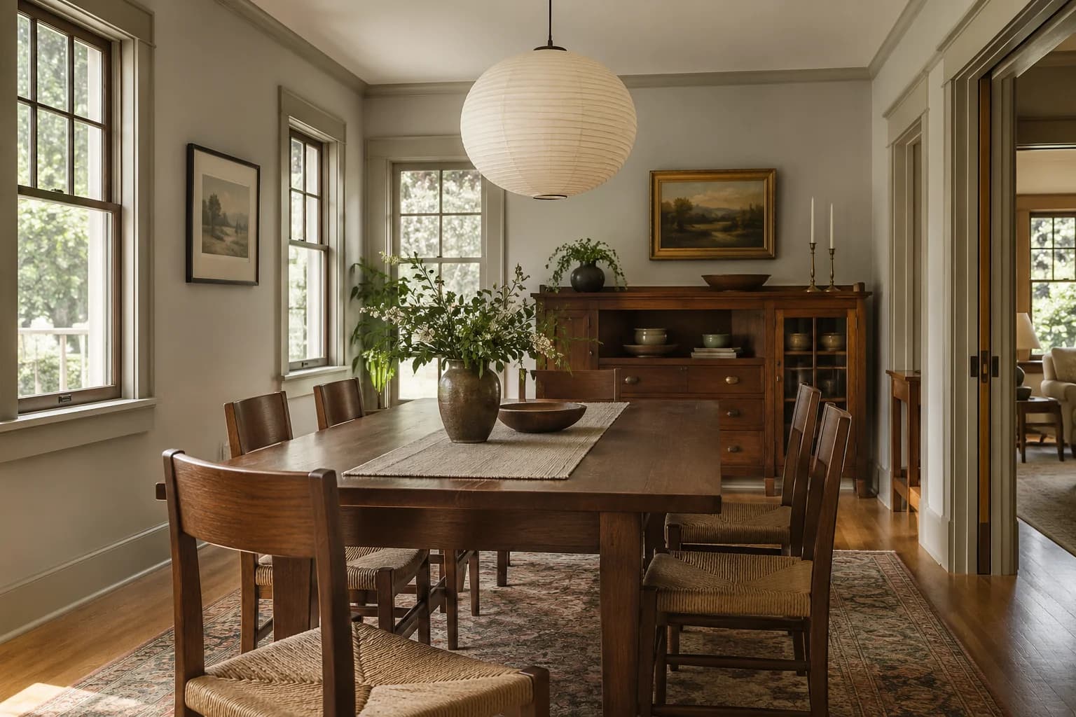 Dining room featuring Purbeck Stone paint