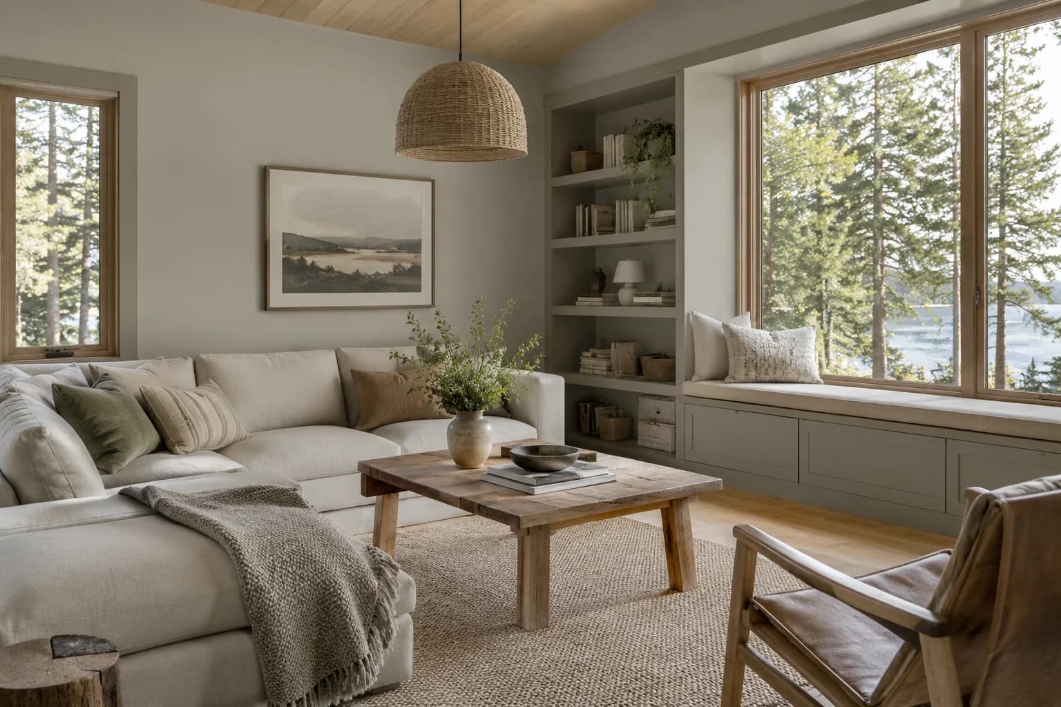Living room featuring Purbeck Stone paint