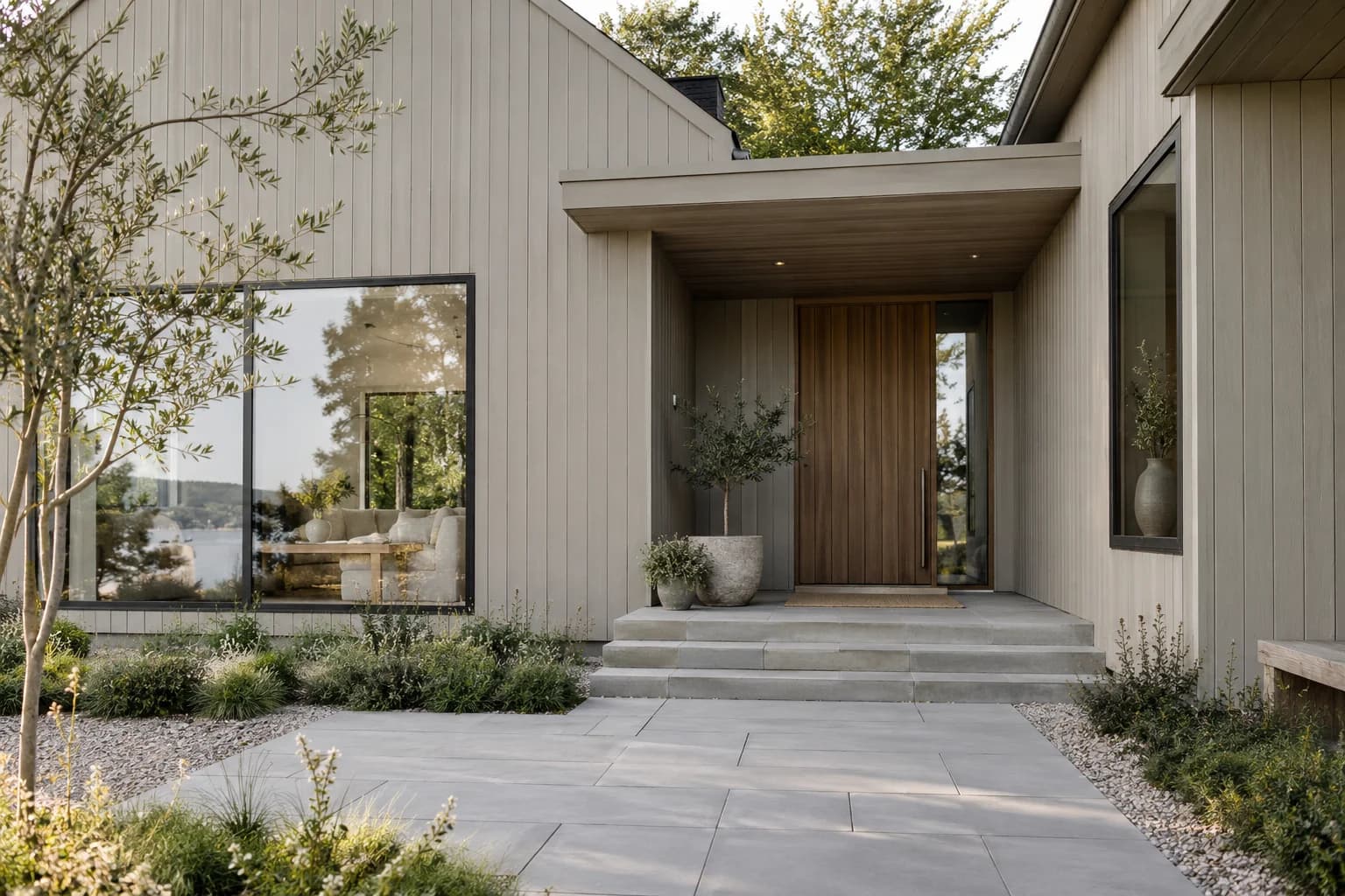 Siding featuring Purbeck Stone paint