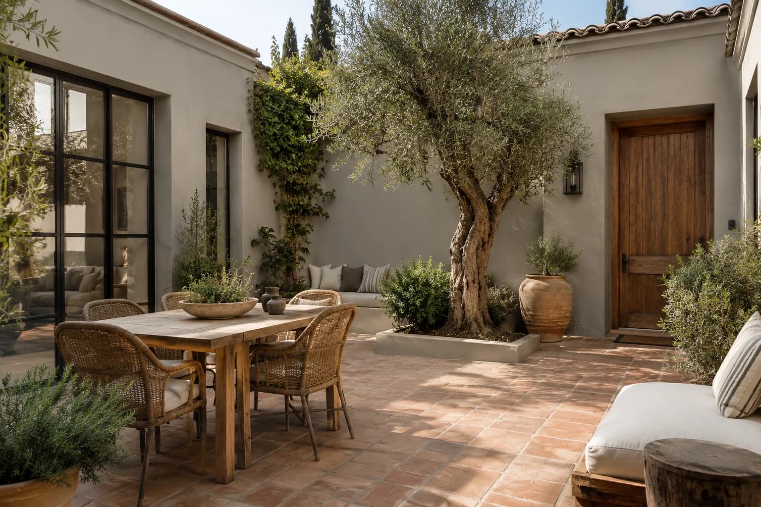 Stucco featuring Purbeck Stone paint
