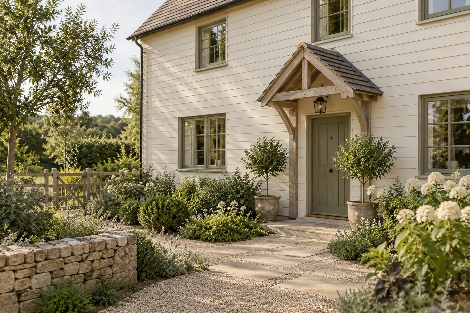 Siding featuring School House White paint
