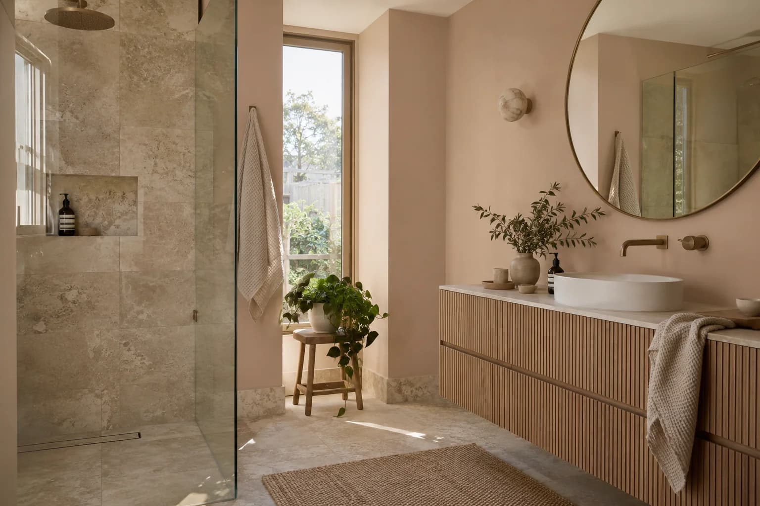 Bathroom featuring Setting Plaster paint