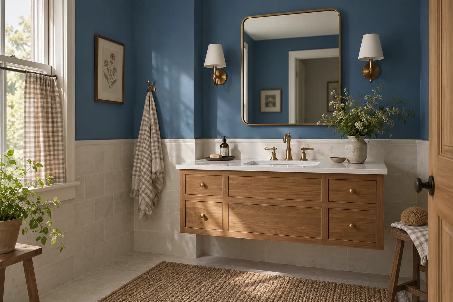 Bathroom featuring Chinese Porcelain paint